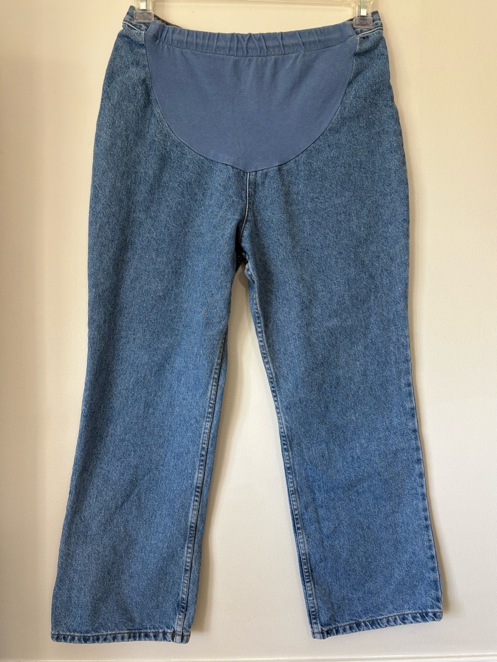 Vtg Motherhood Maternity Jeans 2P Petite Light Wash 90s Y2K Mom Jeans Straight